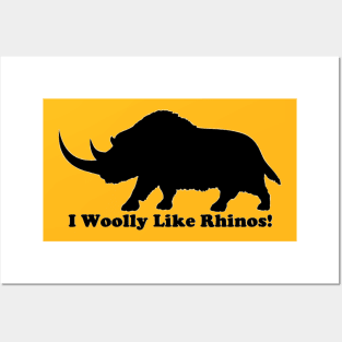 I Woolly Like Rhinos! Posters and Art